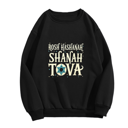 Rosh Hashanah Shanah Tovah Holiday Crewneck Sweatshirt