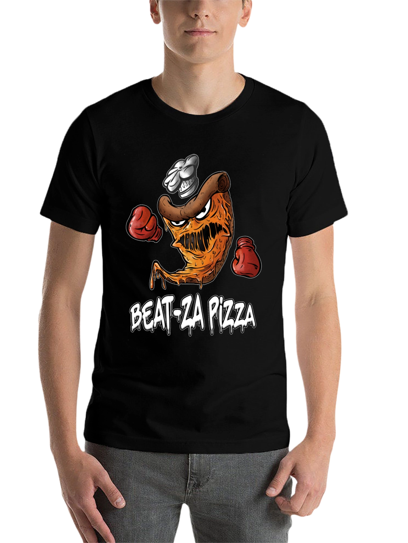 Beat-Za Pizza Graphic T-Shirt