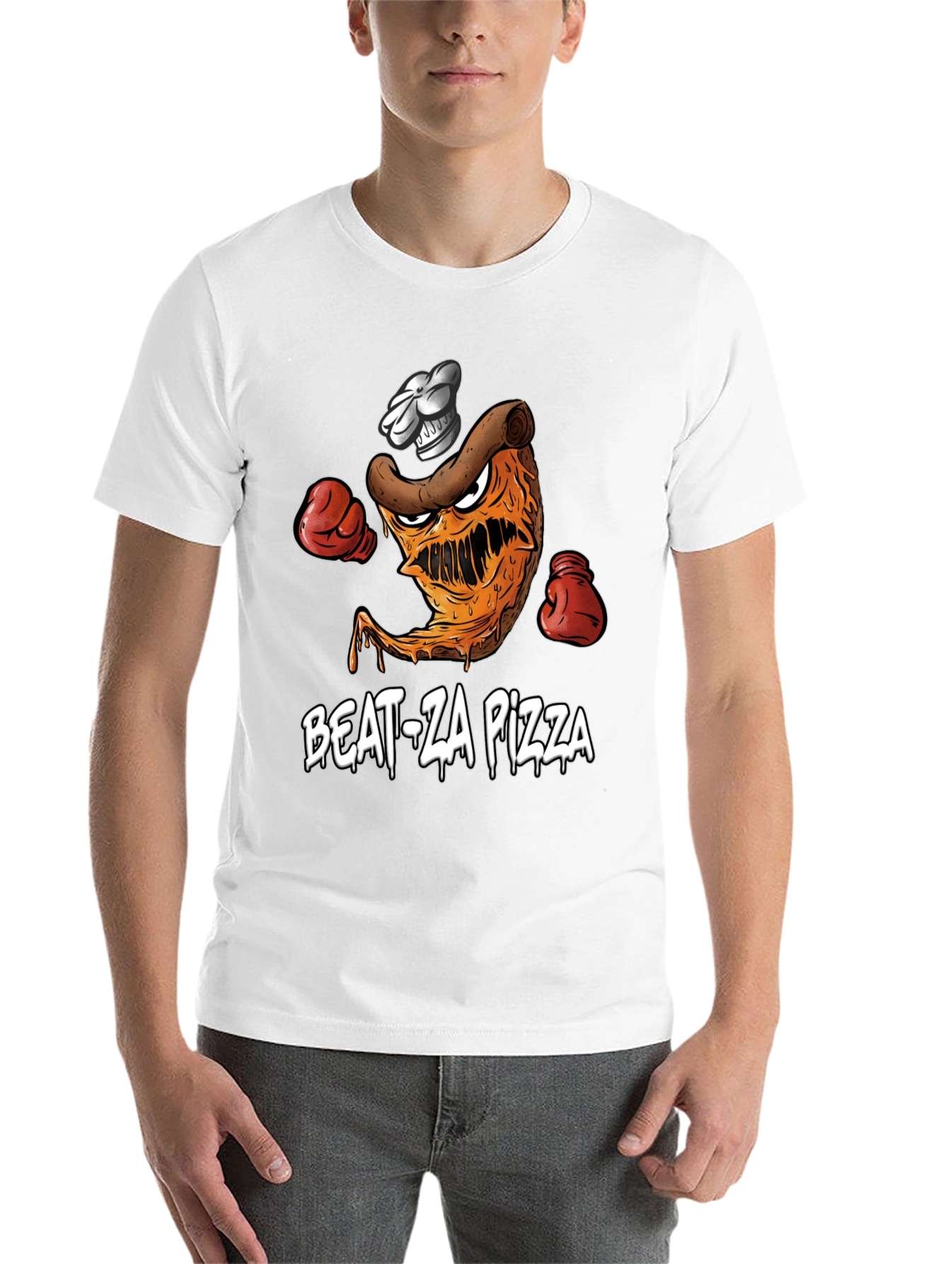 Beat-Za Pizza Graphic T-Shirt