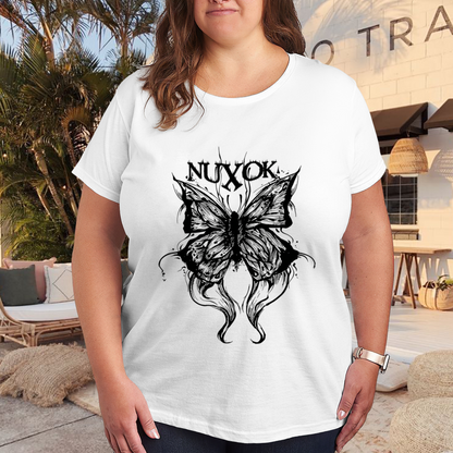 Dark Gothic NUXOK Butterfly Street Tee
