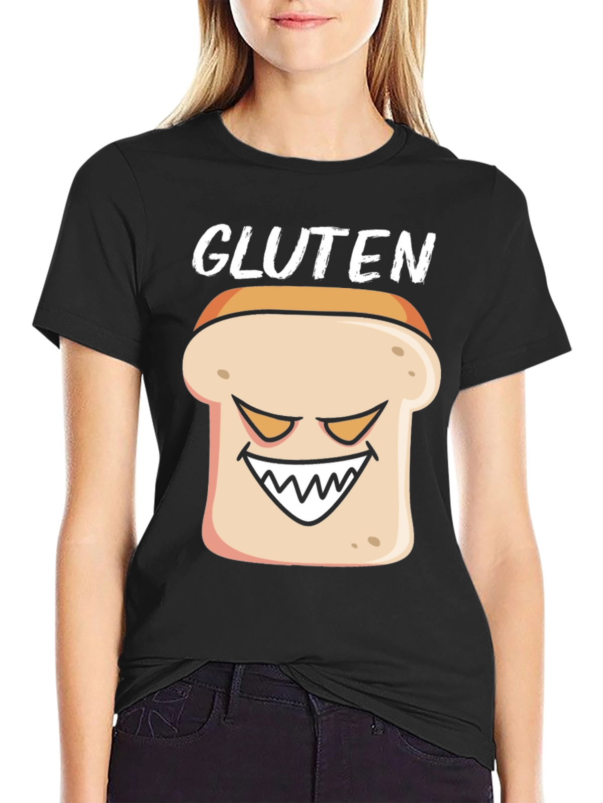 Gluten Evil Bread T-Shirt - Funny Food Tee