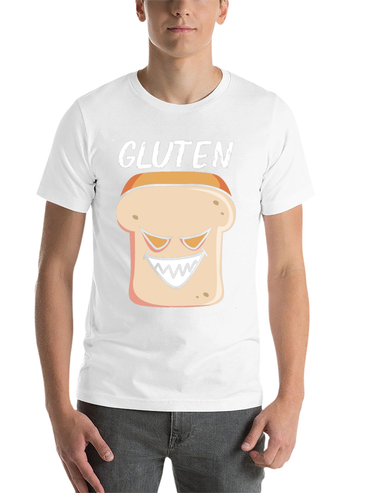 Gluten Evil Bread T-Shirt - Funny Food Tee