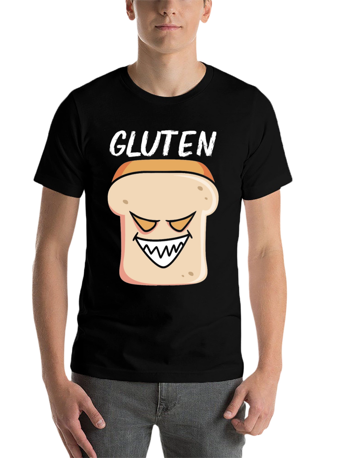 Gluten Evil Bread T-Shirt - Funny Food Tee
