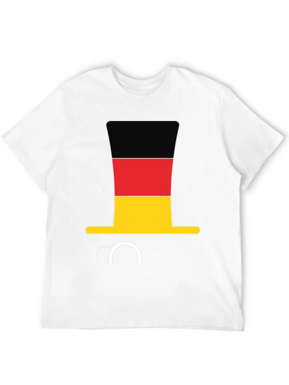 German Flag Hat & Monocle T-Shirt