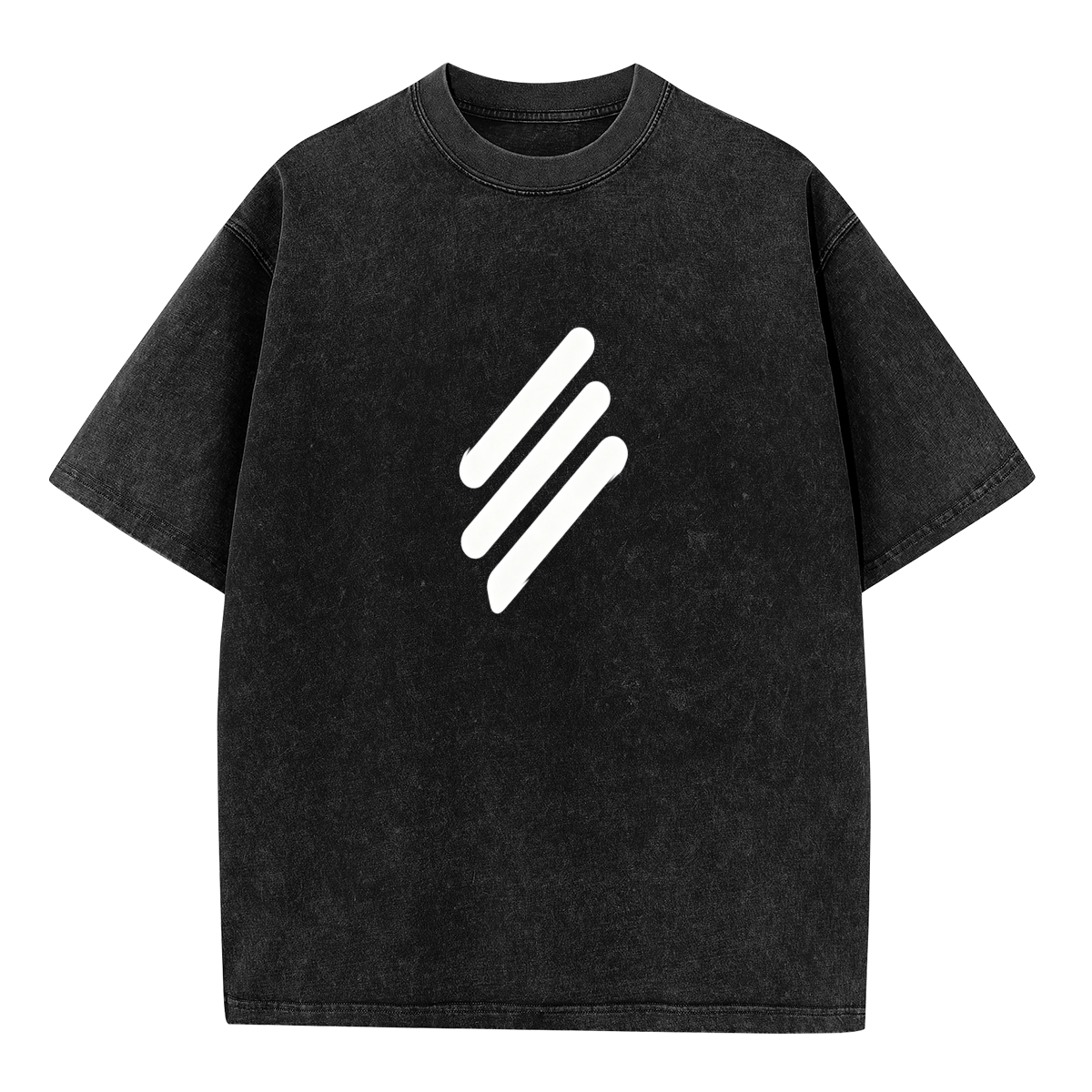 Three Slanted White Stripes Minimalist