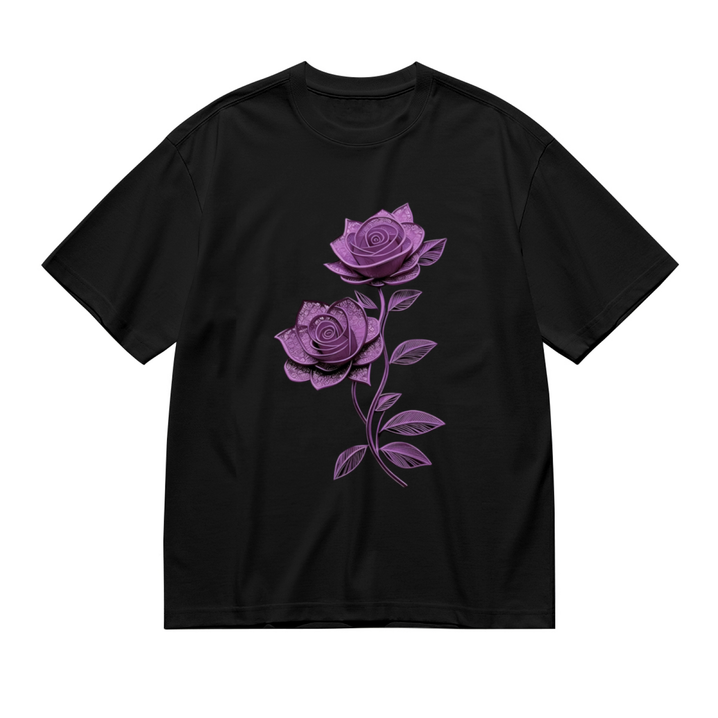 Dreamy Pink Gold Glitter Butterflies Sparkle Women Tee