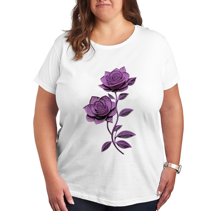 Dreamy Pink Gold Glitter Butterflies Sparkle Women Tee