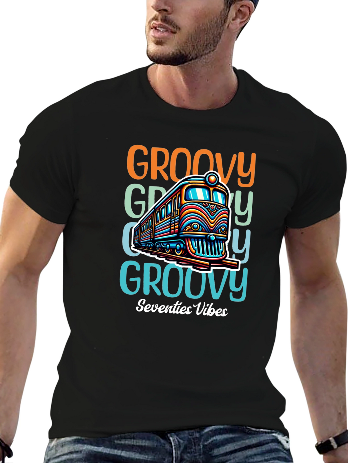 Groovy Seventies Vibes Graphic Tee