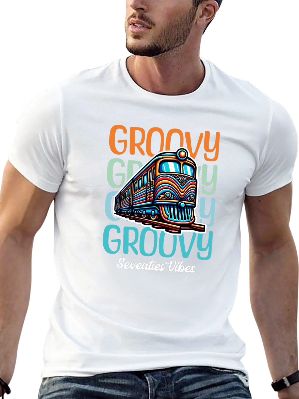 Groovy Seventies Vibes Graphic Tee
