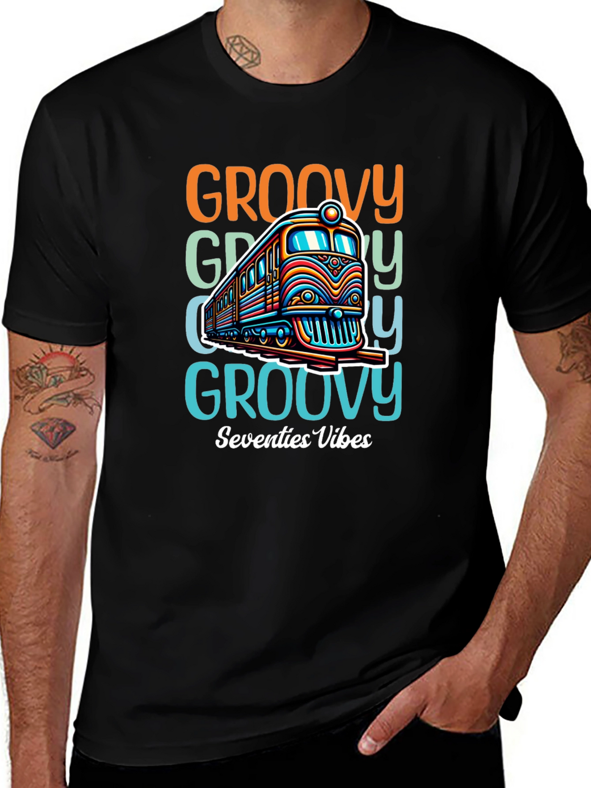 Groovy Seventies Vibes Graphic Tee