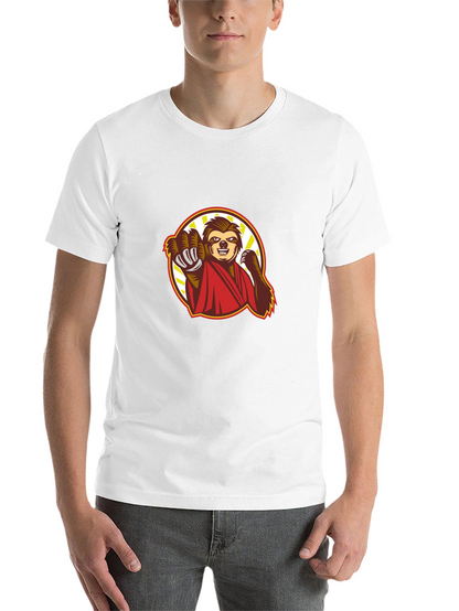 Sloth Karate Black T-Shirt