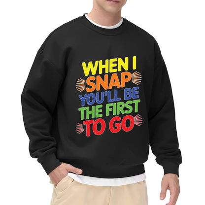 Funny Skeleton Drinking Coffee Humor Lazy Morning Crewneck Sweatshirt