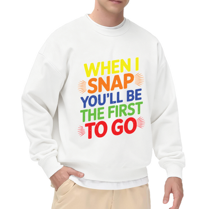 Funny Skeleton Drinking Coffee Humor Lazy Morning Crewneck Sweatshirt