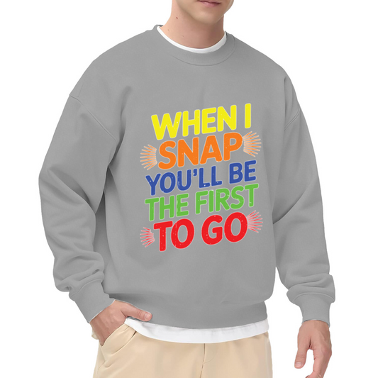 Funny Skeleton Drinking Coffee Humor Lazy Morning Crewneck Sweatshirt