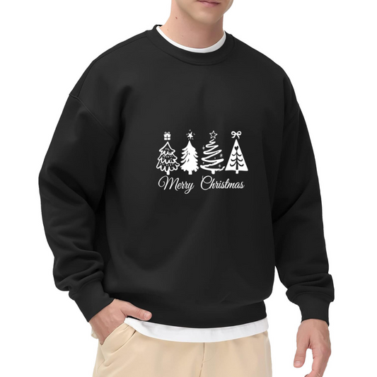 Minimal Christmas Tree Holiday Sweatshirt