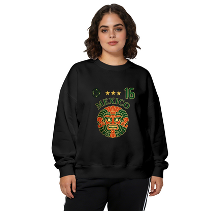 Mexico 16 Aztec Culture Soccer?Inspired Crewneck Sweatshirt