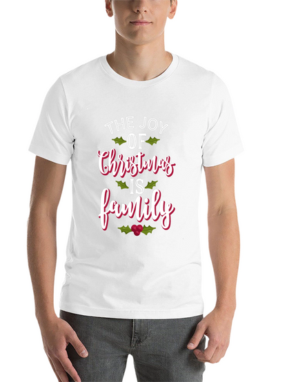 Joy of Christmas Family Holiday T-Shirt