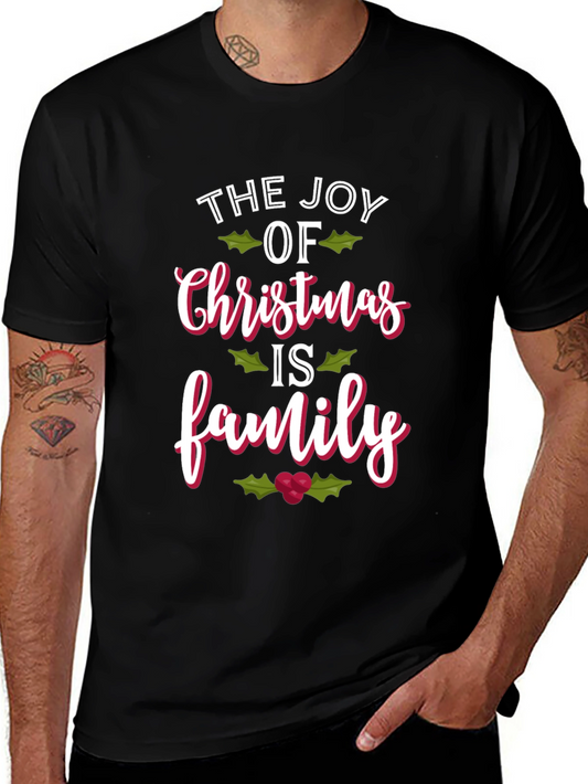Joy of Christmas Family Holiday T-Shirt