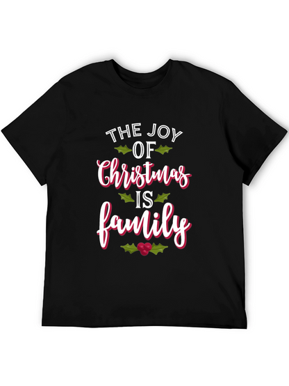 Joy of Christmas Family Holiday T-Shirt