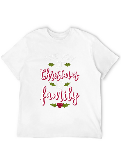 Joy of Christmas Family Holiday T-Shirt