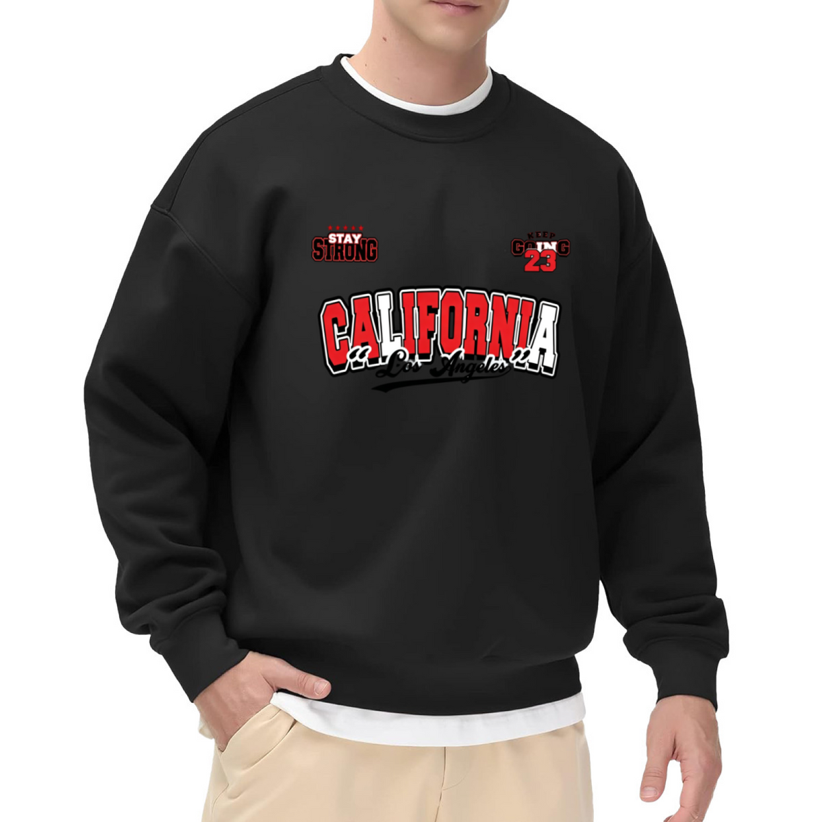 Retro California Los Angeles Sport Graphic Sweatshirt