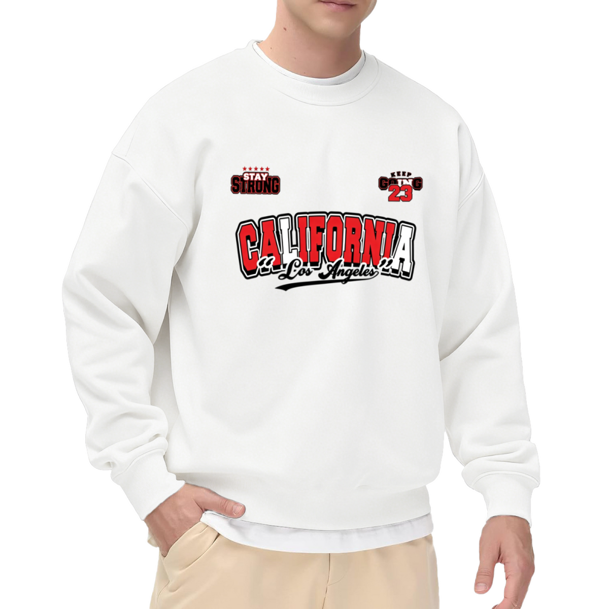 Retro California Los Angeles Sport Graphic Sweatshirt