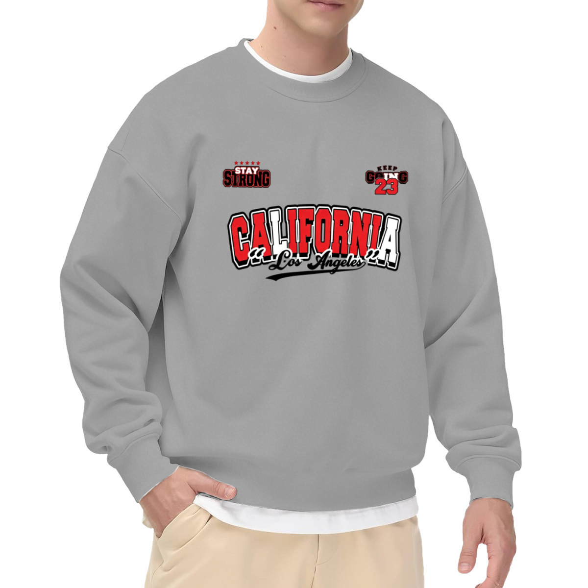 Retro California Los Angeles Sport Graphic Sweatshirt