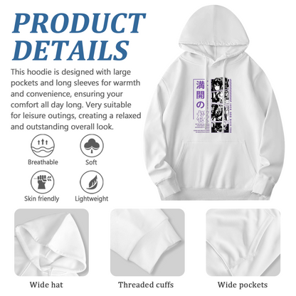 Japanese Anime Manga Panel Art Pullover Hoodie