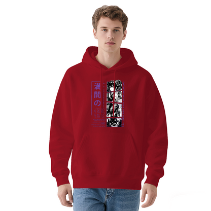 Japanese Anime Manga Panel Art Pullover Hoodie