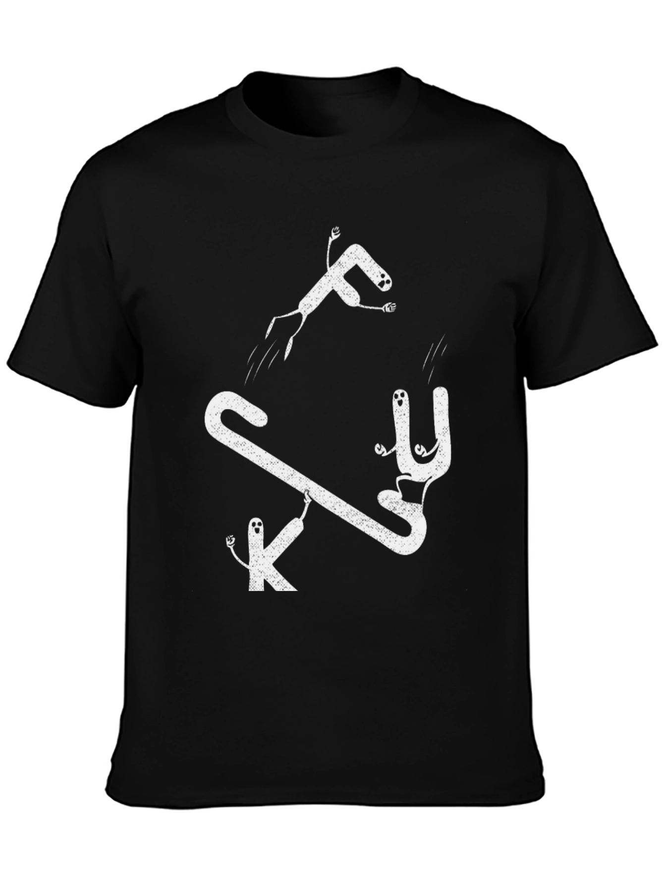 Funny Graphic Tee: FK U Cartoon T-Shirt