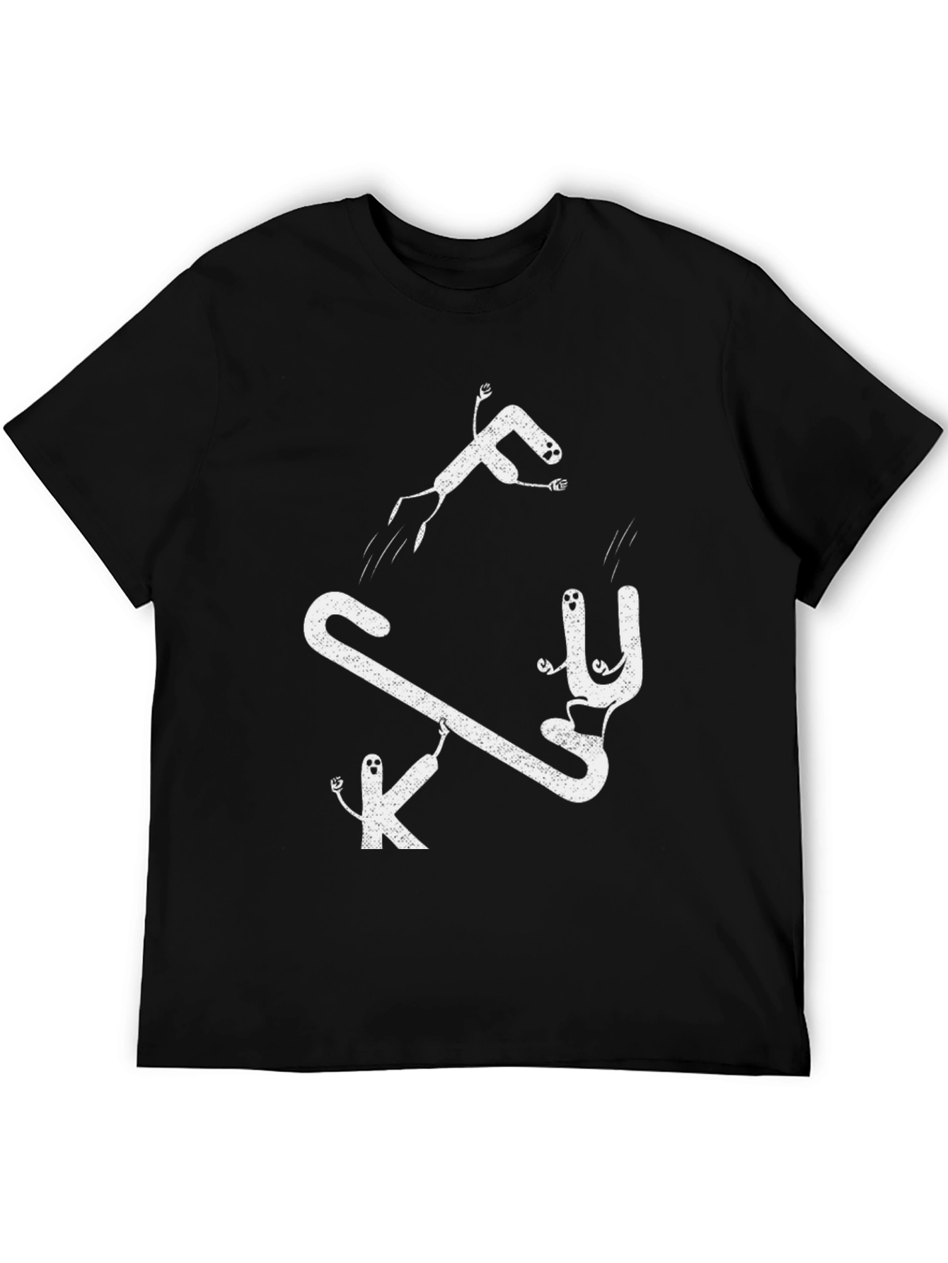 Funny Graphic Tee: FK U Cartoon T-Shirt