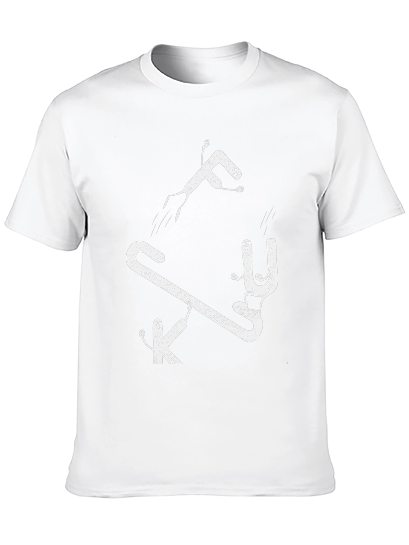 Funny Graphic Tee: FK U Cartoon T-Shirt