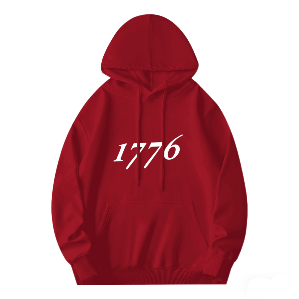 Classic 1776 Retro Number Print Hoodie
