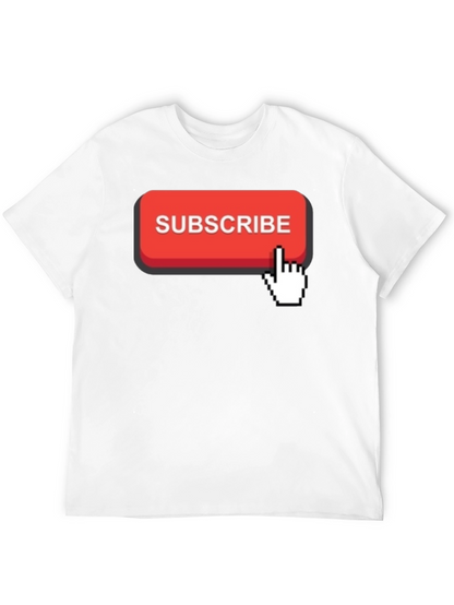 Subscribe Button Graphic T-Shirt