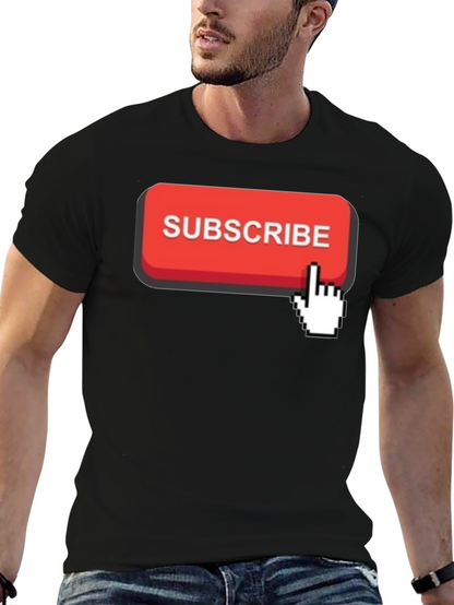 Subscribe Button Graphic T-Shirt