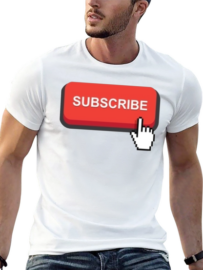 Subscribe Button Graphic T-Shirt