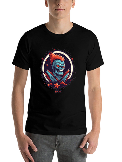 Kaos Graphic Tee - Bold Zombie Design