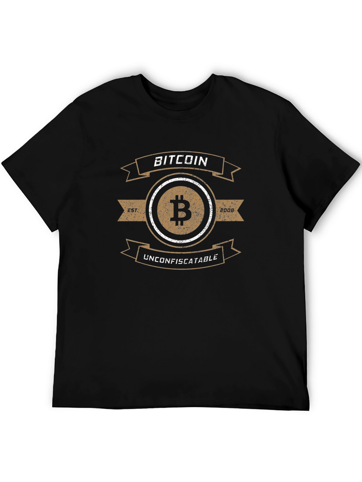 Bitcoin Unconfiscatable Black T-Shirt