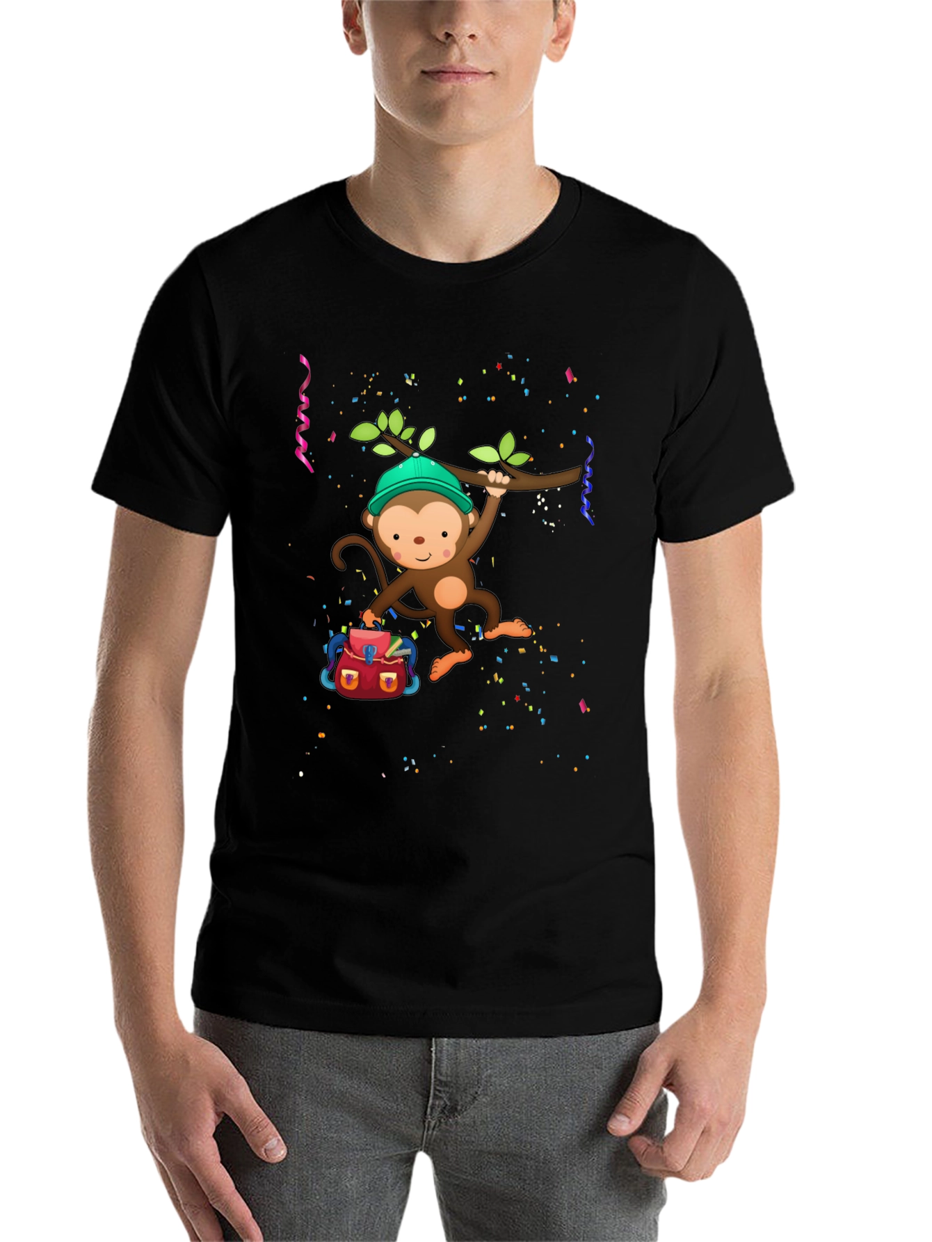 Monkey Graphic T-Shirt