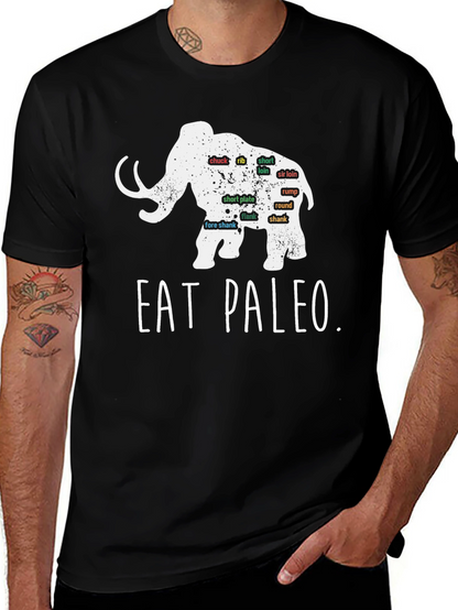 Eat Paleo Mammoth Meat Cuts T-Shirt