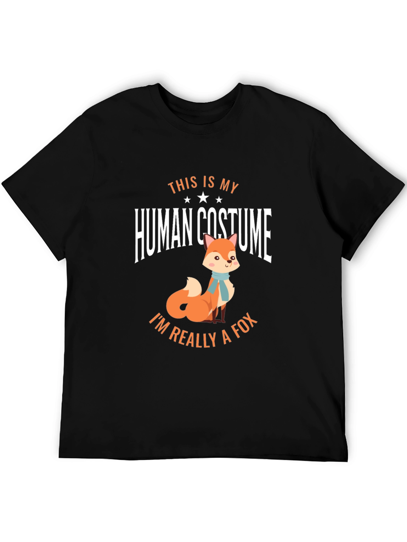Funny Human Costume Fox T-Shirt