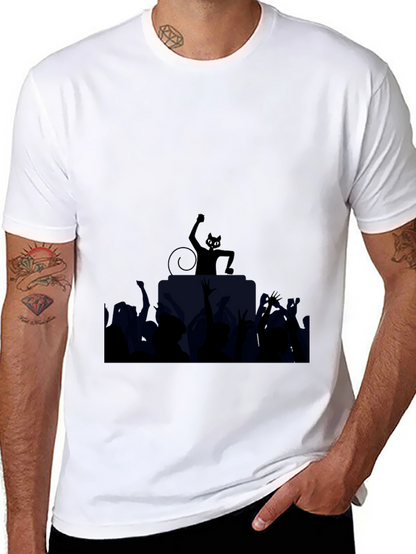 Cool Cat DJ Graphic Tee