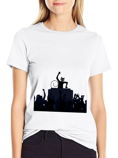 Cool Cat DJ Graphic Tee