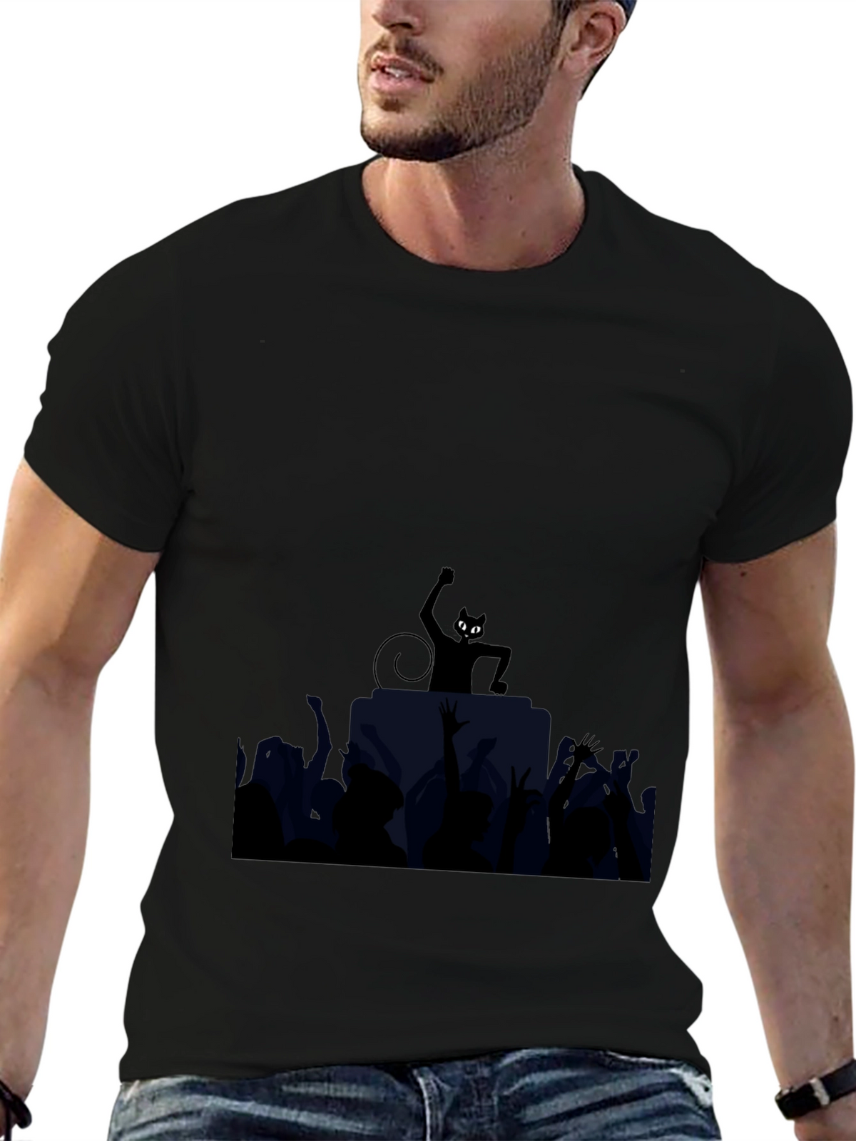 Cool Cat DJ Graphic Tee