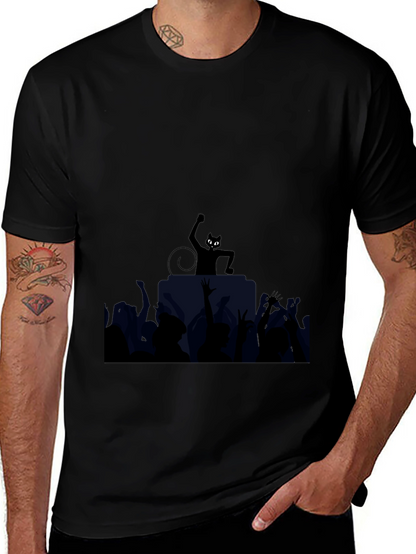 Cool Cat DJ Graphic Tee