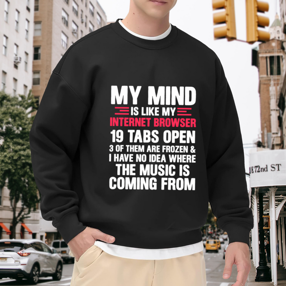 Retro 90s Floral Butterfly Aesthetic Graphic Crewneck Sweatshirt