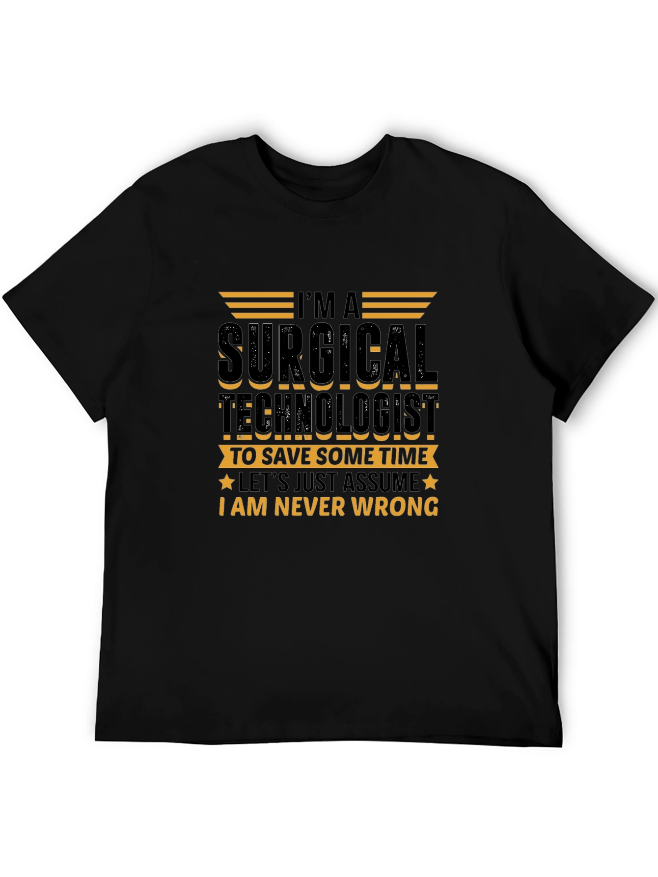 Surgical Technologist Black T-Shirt