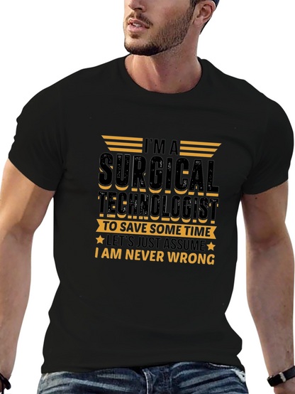 Surgical Technologist Black T-Shirt