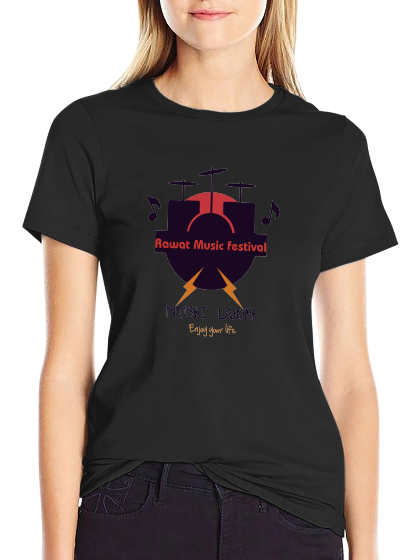 Rawat Music Festival Black T-Shirt