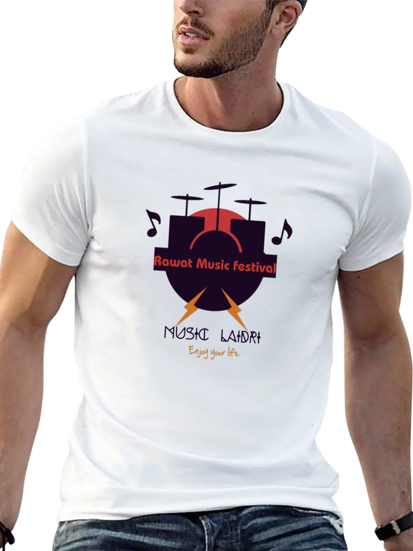 Rawat Music Festival Black T-Shirt